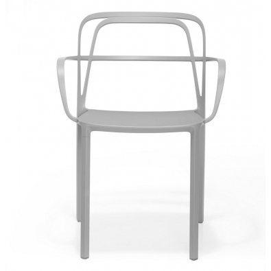 Intrigue stackable aluminum chair by Pedrali