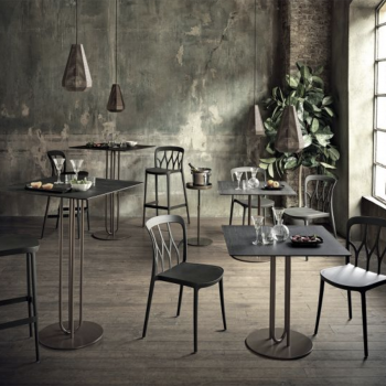 Galaxy polypropylene stackable chair by Bontempi