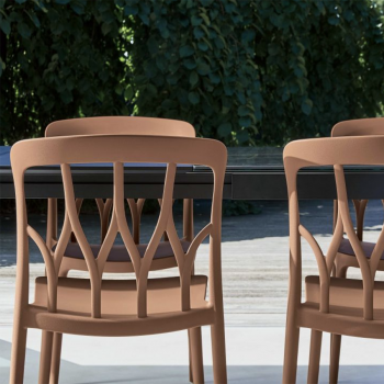 Galaxy polypropylene stackable chair by Bontempi