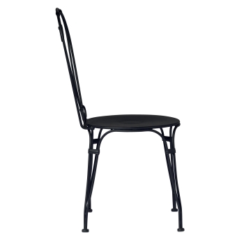 Stresa stackable chair by Greenwood in iron for outdoor