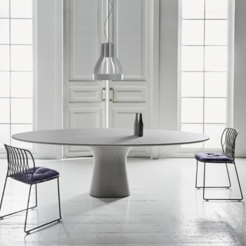 Freak iron chair by Bontempi stackable with lacquered steel structure