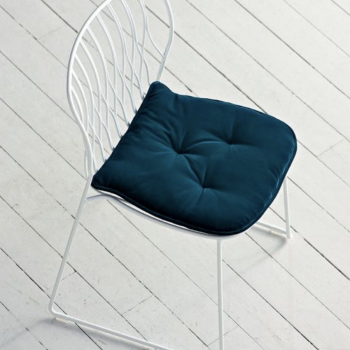 Freak iron chair by Bontempi stackable with lacquered steel structure