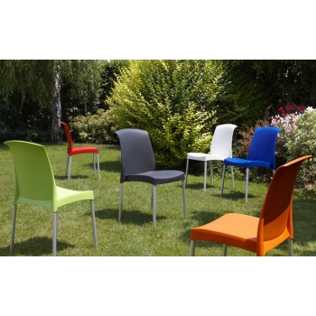Jenny chair by Scab Design Stackable polypropylene