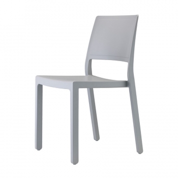 Kate stackable technopolymer chair without armrests by Scab Design