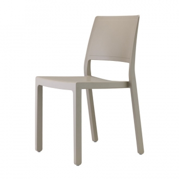 Kate stackable technopolymer chair without armrests by Scab Design