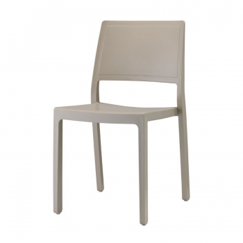 Kate stackable technopolymer chair without armrests by Scab Design