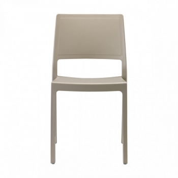 Kate stackable technopolymer chair without armrests by Scab Design