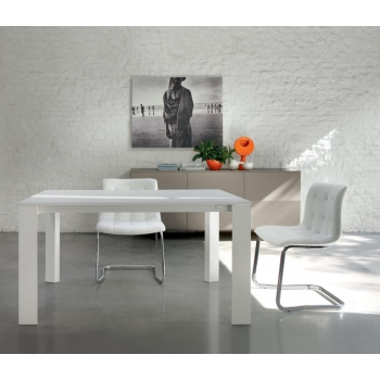Kuga chair by Bontempi with metal legs in wood