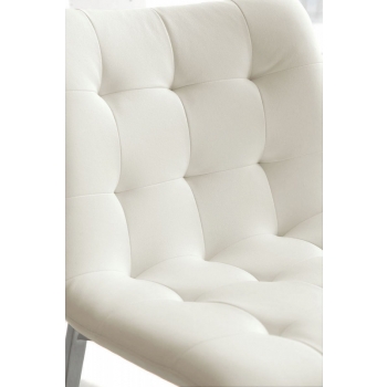 Kuga chair by Bontempi with metal legs in wood