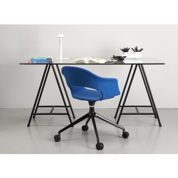 Lady B Pop swivel trestle chair Scab design