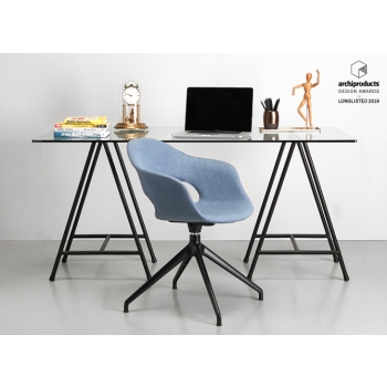 Lady B Pop swivel trestle chair Scab design