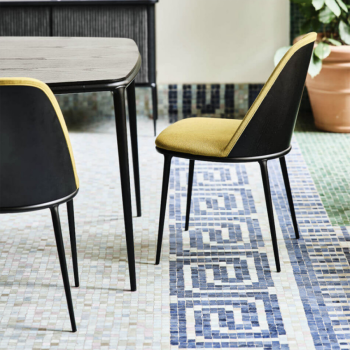 Calla S M_M PP_TS chair with upholstered shell by Midj