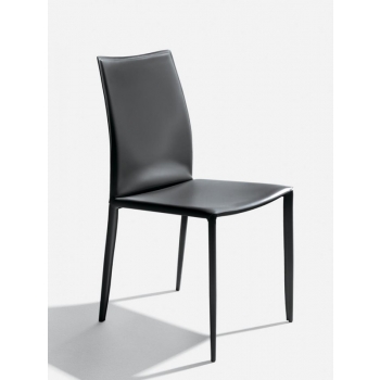 Linda Bontempi chair upholstered in leather