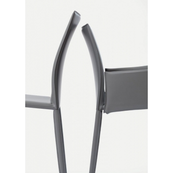 Linda Bontempi chair upholstered in leather