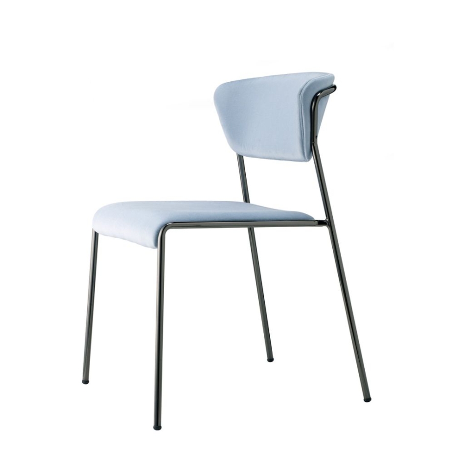 Lisa chair with padded seat and backrest by Scab Design