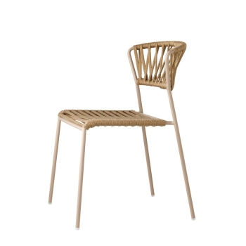 Lisa Filò chair in nautical rope webbing by Scab design
