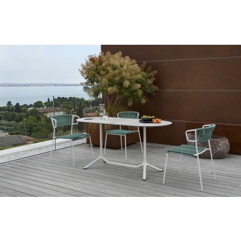 Lisa Filò chair in nautical rope webbing by Scab design