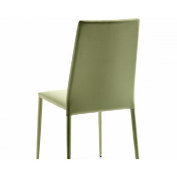 Bontempi Malik chair in faux leather or fabric