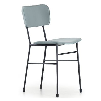 Master SM Cu chair in metal and leather by Midj