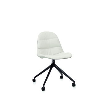 Mood chair with steel frame upholstery by Bontempi