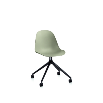 Mood chair with aluminum frame by Bontempi