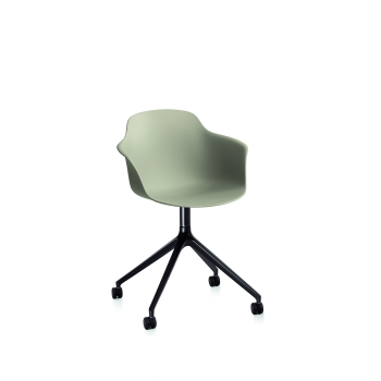 Mood chair with aluminum frame by Bontempi