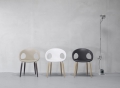 Natural Drop chair in wood and technopolymer Scab design