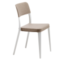 Nenè S PP-TS chair in polypropylene covered in fabric by Midj