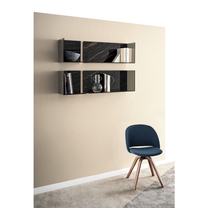 Polo chair by Bontempi in solid wood or steel