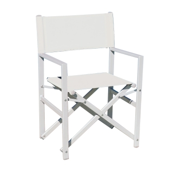 Greenwood Director's Chair in Aluminum for Outdoor