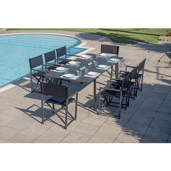 Paros Director's Chair in Anthracite by Greenwood