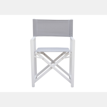 Greenwood's Paros White Director's Chair