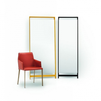 Sally chair by Bontempi with the structure entirely in lacquered steel or solid wood