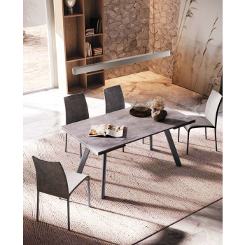 Sissi chair in eco-leather by Ingenia Bontempi