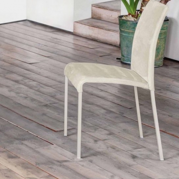 Sissi chair in eco-leather by Ingenia Bontempi