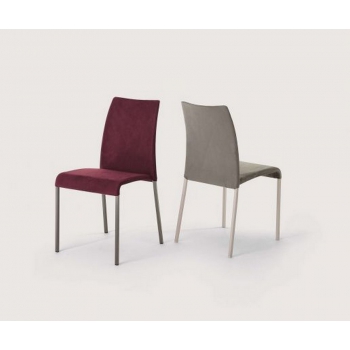 Sissi chair in eco-leather by Ingenia Bontempi