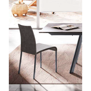 Sissi chair in eco-leather by Ingenia Bontempi