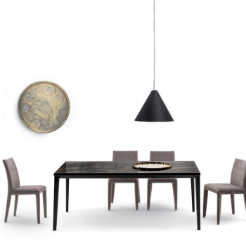 Sofia chair by Bontempi with fully upholstered steel frame