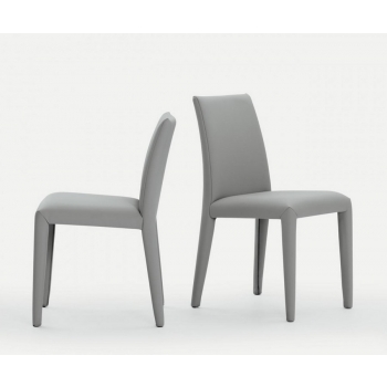 Sofia chair by Bontempi with fully upholstered steel frame