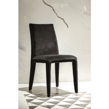 Sofia chair by Bontempi with fully upholstered steel frame