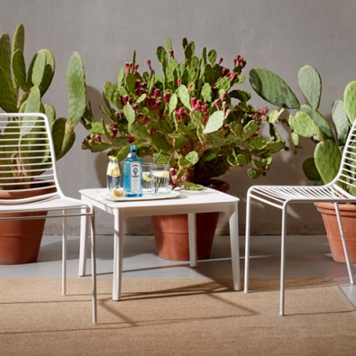 Ginevra chair with armrests in recyclable and stackable technopolymer Scab