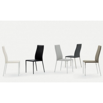Tai chair by Bontempi in steel covered and padded