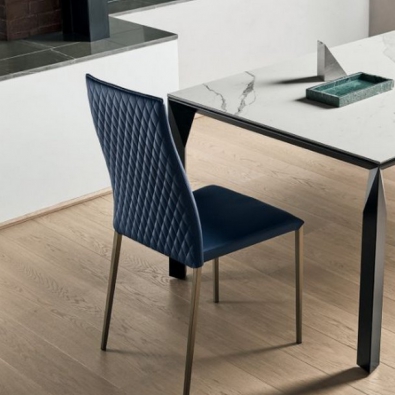 Tai Flex Bontempi chair in coated and padded steel