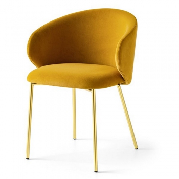 Connubia CB1999 Tuka chair with metal legs