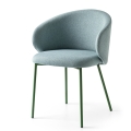 Connubia CB1999 Tuka chair with metal legs