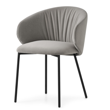 Connubia CB2161 Tuka chair with metal legs