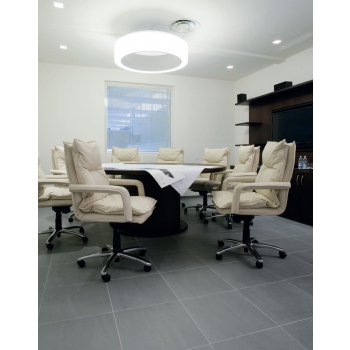 Urania chair by Olivo & Groppo, padded and upholstered, with wheels