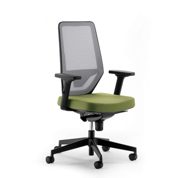 Viarte chair by Olivo & Groppo with mesh backrest