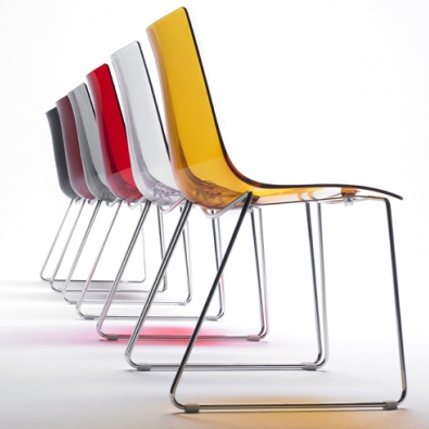 Zebra Antishock sled chair Scab design