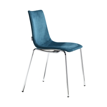 Zebra Pop chair by Scab Design with tubular steel frame